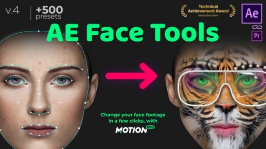 AE Face Tools - Tools and Presets for face footages inside After Effects